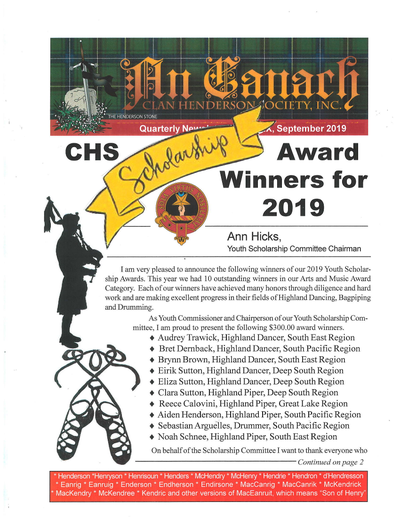 An Canach Q3 (Jul-Sep) - August Issue 2019
