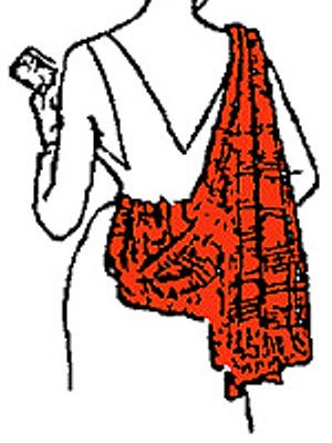 Sash Worn on Right (Dancers)