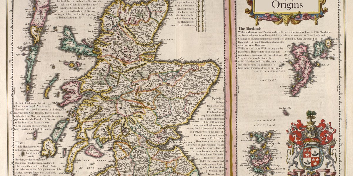 1654 Map of Scotland (Joan Blaeu)